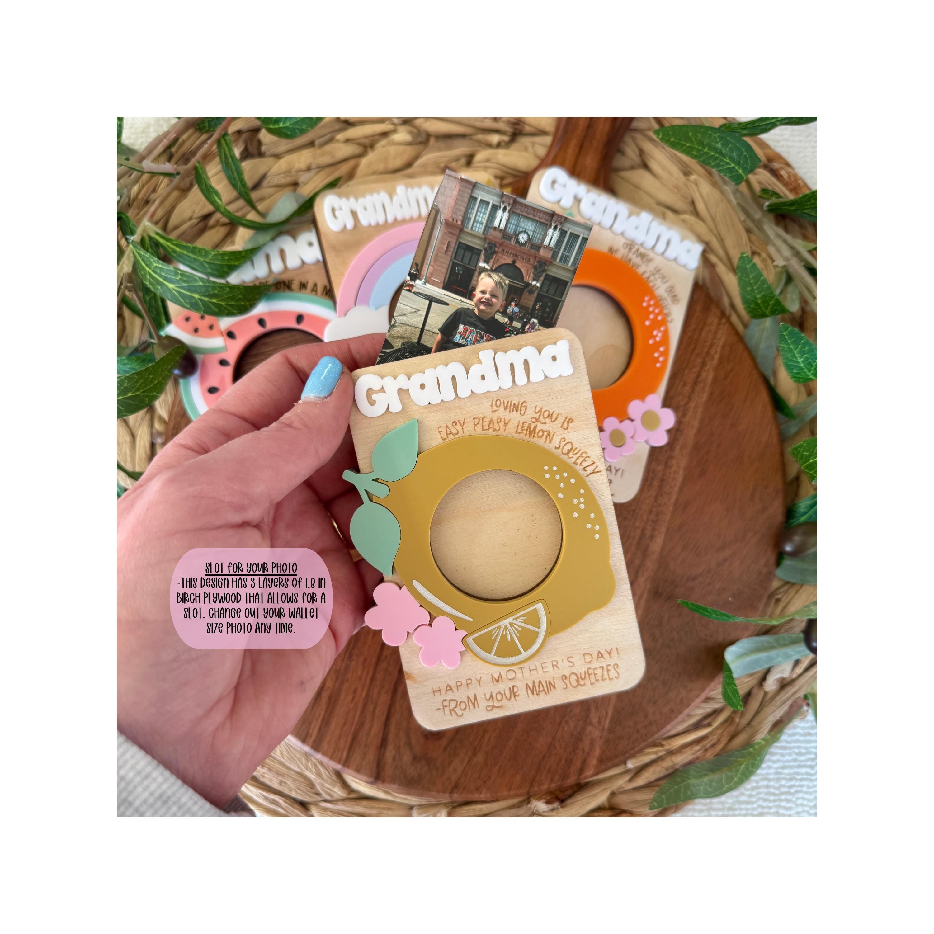 Mother's Day Fridge Photo Magnet | Fridge Magnet | Mother's Day Gift | Mom Gift | Gift for Grandma | Gift for Mom | Photo Frame
