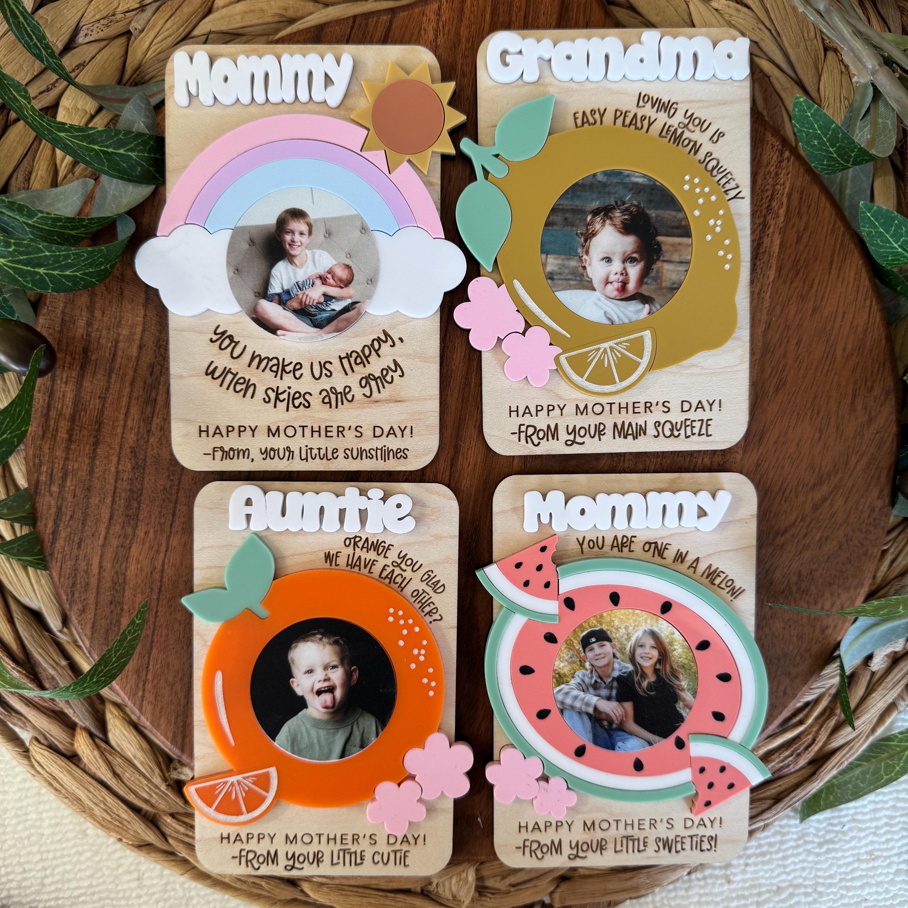 Mother's Day Fridge Photo Magnet | Fridge Magnet | Mother's Day Gift | Mom Gift | Gift for Grandma | Gift for Mom | Photo Frame