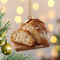 Personalized Sourdough Starter Jar Christmas Ornament, Sourdough Bread Ornament, Sourdough Ornament Gift, Baking Lovers Gift,Sourdough Lover