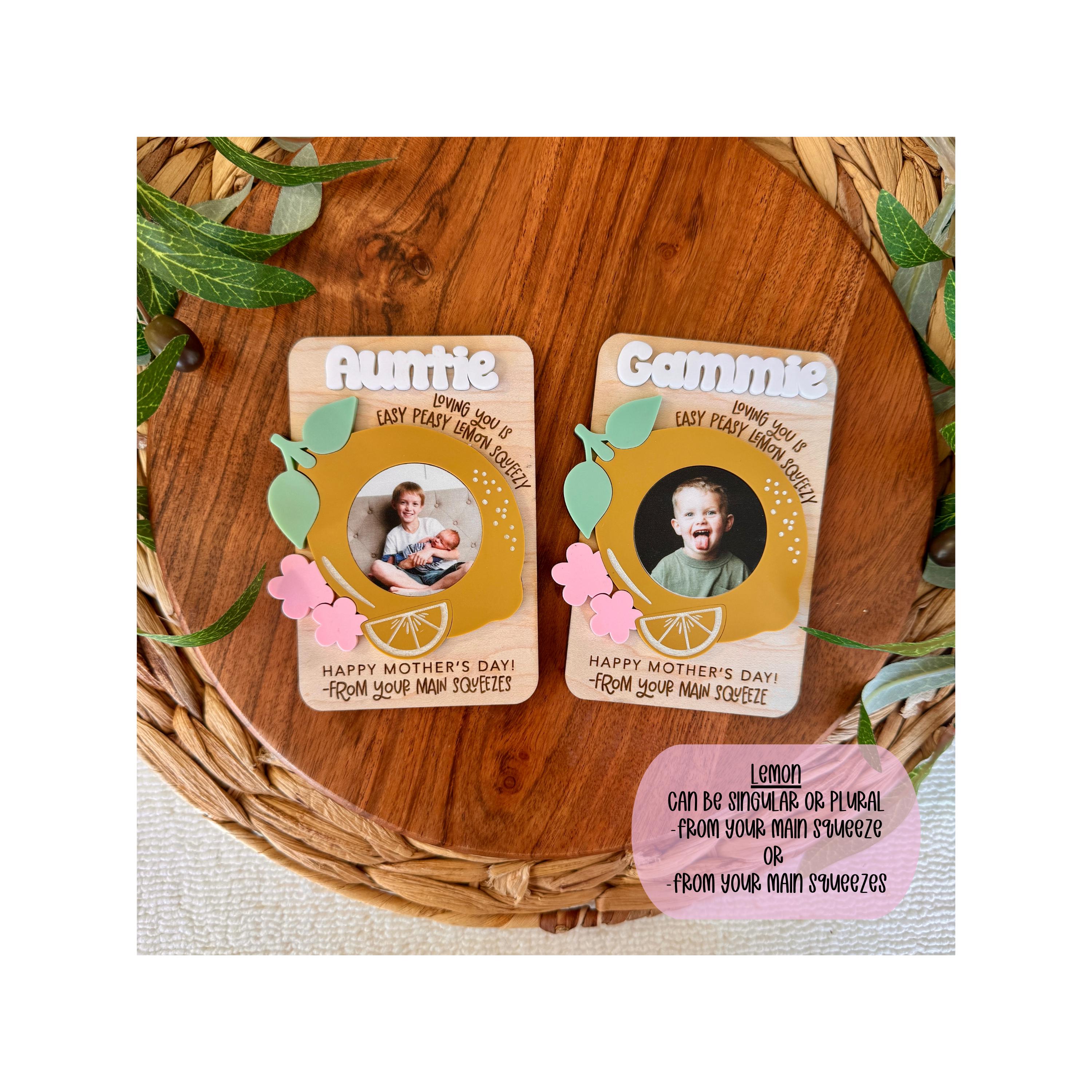 Mother's Day Fridge Photo Magnet | Fridge Magnet | Mother's Day Gift | Mom Gift | Gift for Grandma | Gift for Mom | Photo Frame