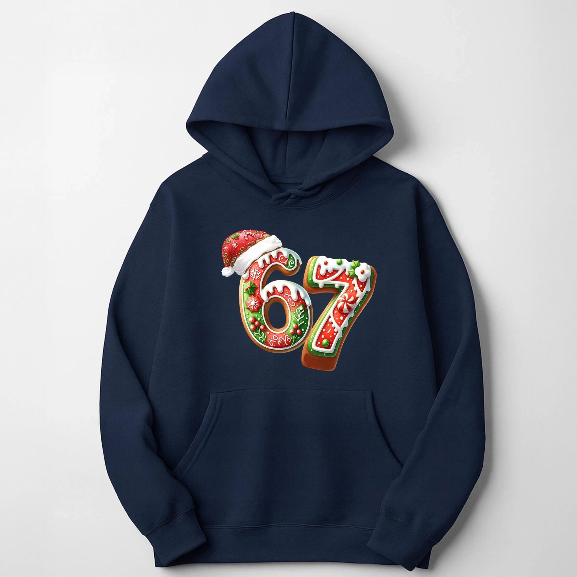 Funny Six Seven 6 7 Chistmas Shirt, Santa Says 67 Christmas Crewneck, 67 Meme Kids Xmas Sweater, Gen Alpha Gen Z Gift Shirt