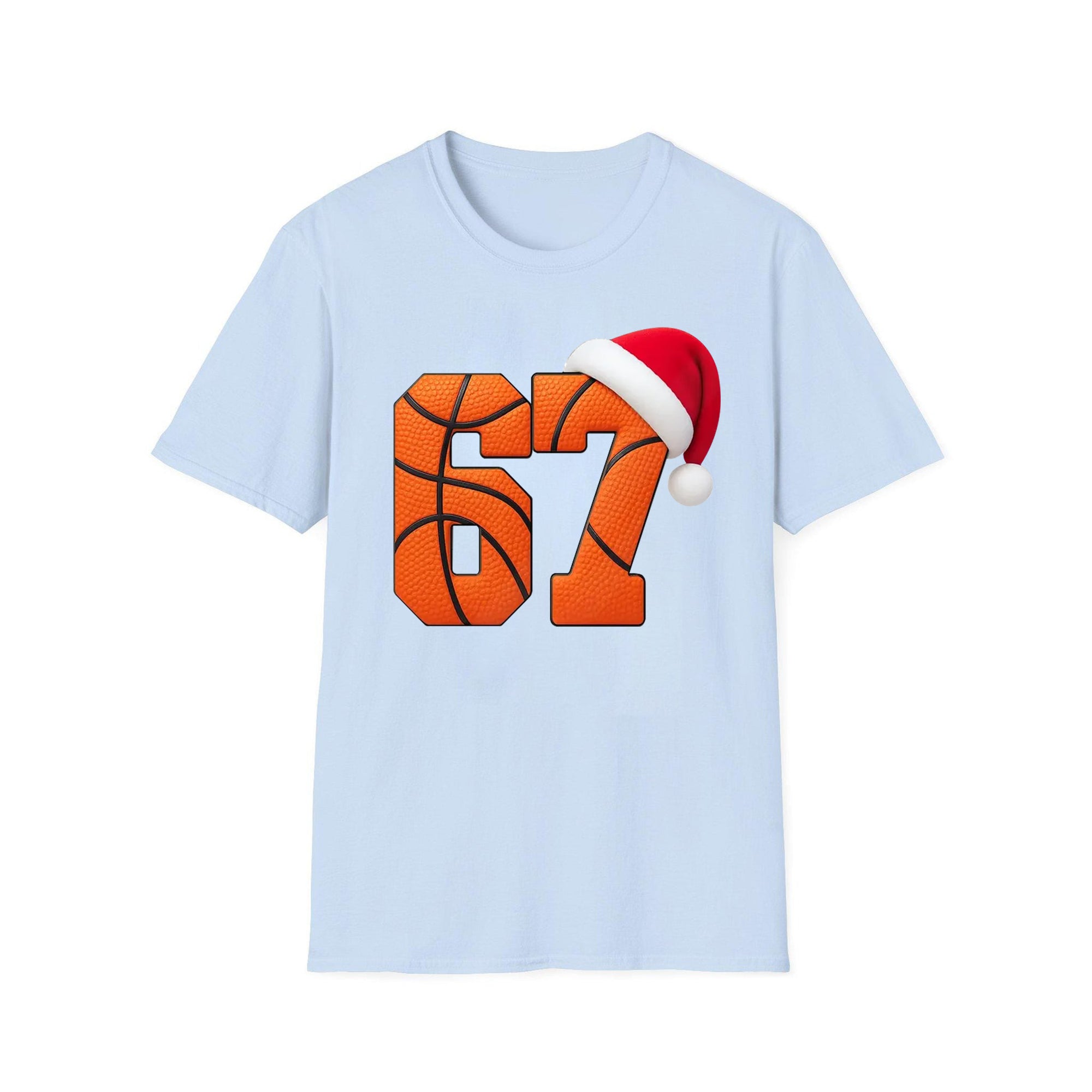 Funny Six Seven 6 7 Basketball Shirt, Santa Says 67 Christmas Crewneck, 67 Meme Kids Xmas Sweater, Gen Alpha Gen Z Gift Shirt