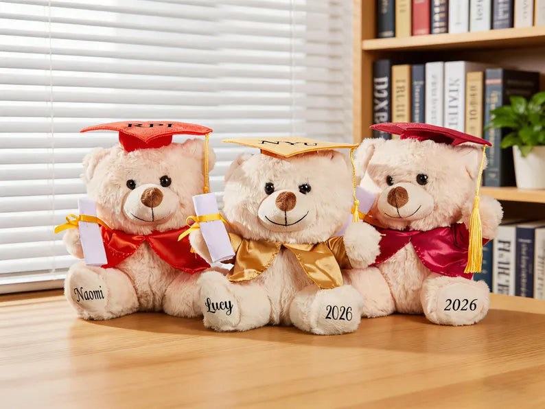 Personalized Graduation Teddy Bear – Custom Name Plush Toy