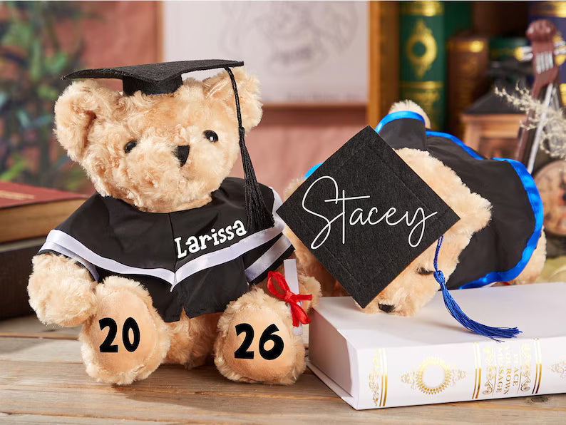 Personalized Graduation Bear – Custom Graduation Teddy with Name & Year