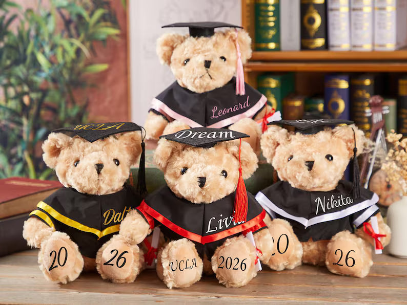 Personalized Graduation Bear – Custom Graduation Teddy with Name & Year