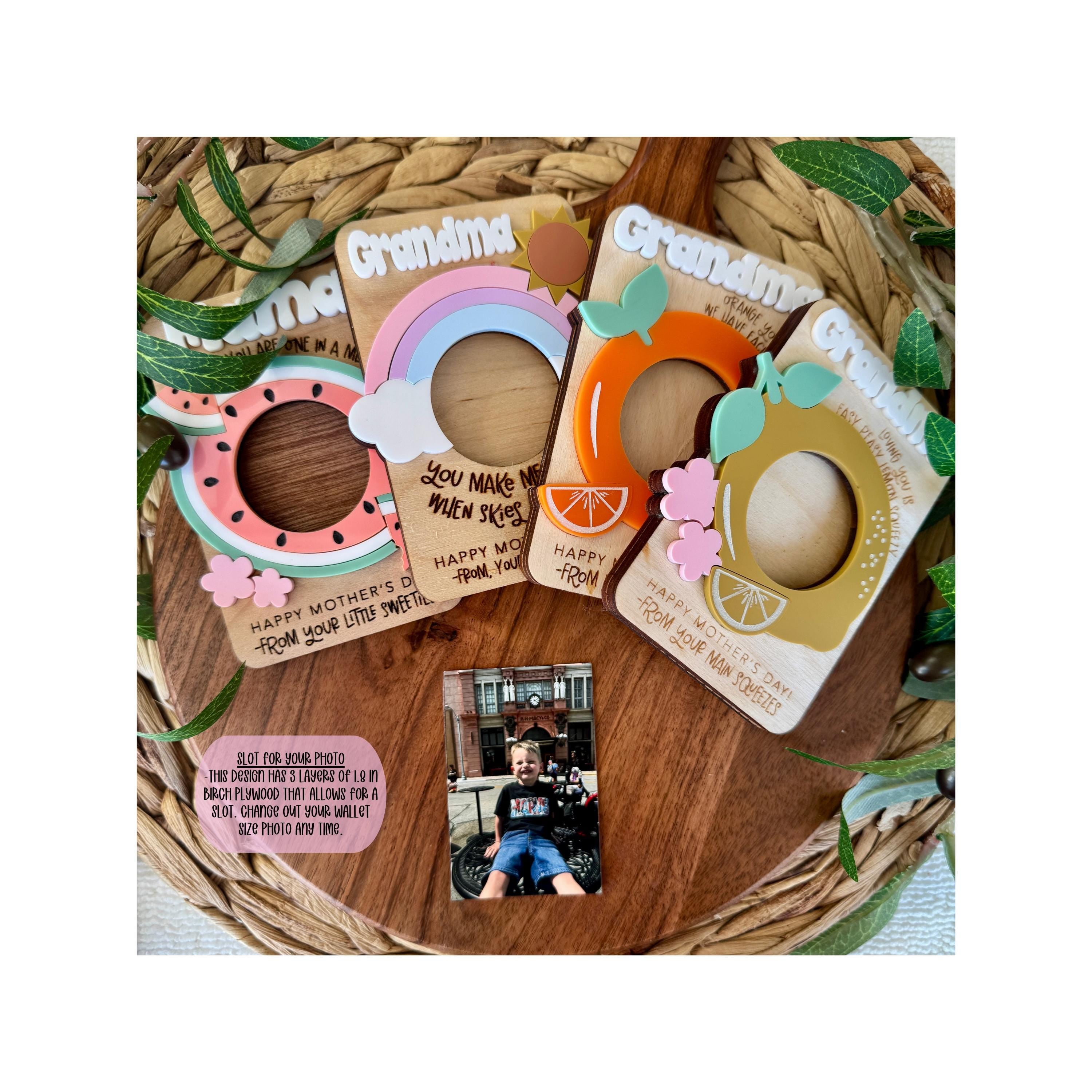 Mother's Day Fridge Photo Magnet | Fridge Magnet | Mother's Day Gift | Mom Gift | Gift for Grandma | Gift for Mom | Photo Frame