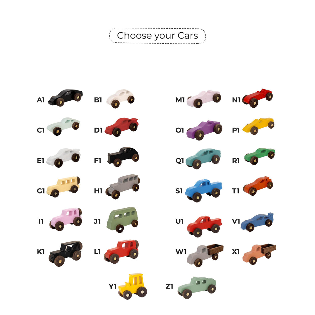 Collect Wooden Cars With Names, Sensory Toys For Toddlers, Baby Birthday Gift, Wooden Truck Toy, Personalized Gift For Kids, First Christmas