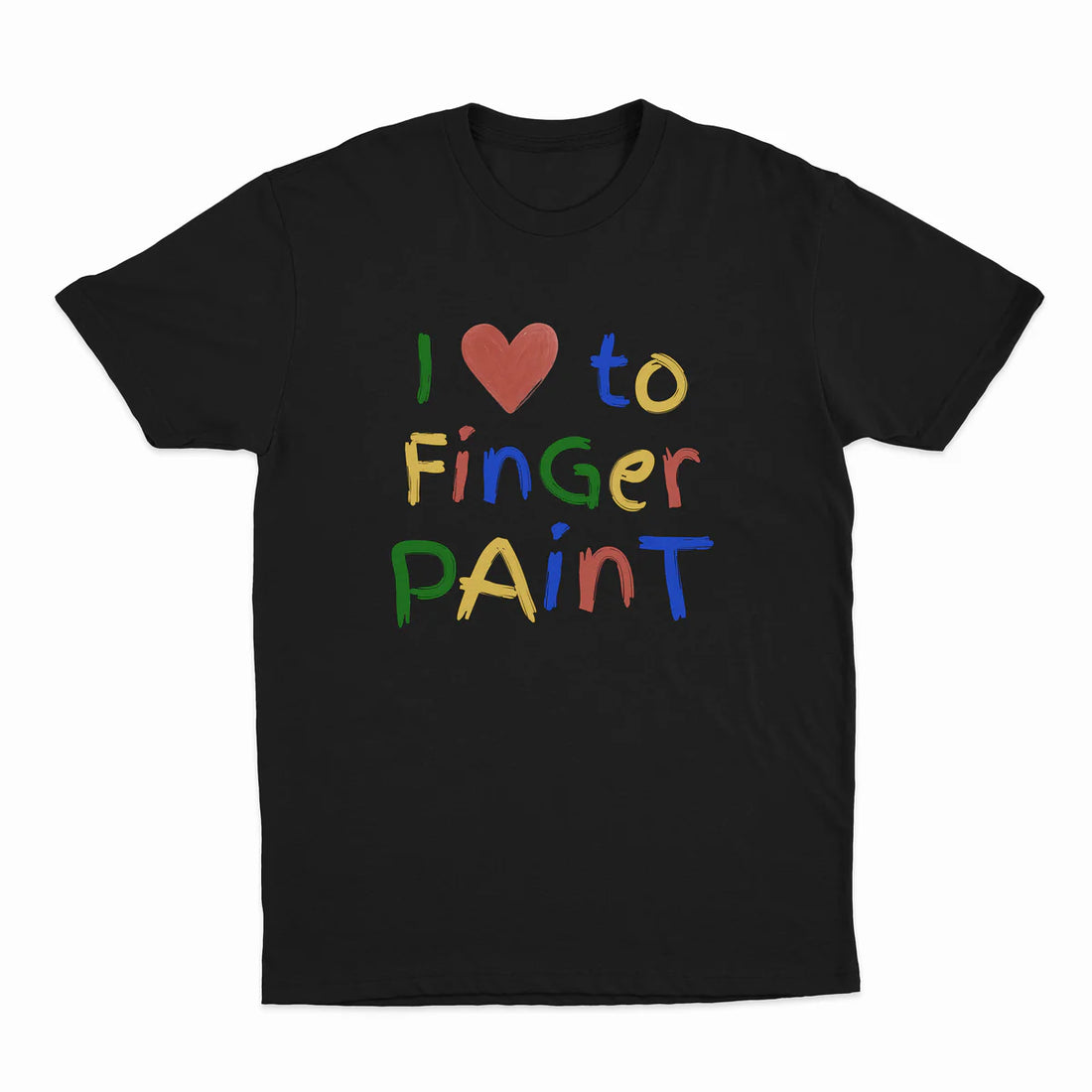 I HEART TO FINGER PAINT T-SHIRT