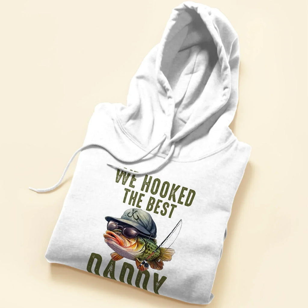 We Hooked The Best Dad, Grandpa, Papa - Personalized Shirt Father's Day