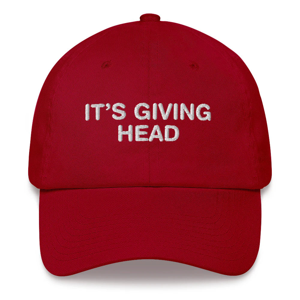 It's Giving Head Dad Hat.
