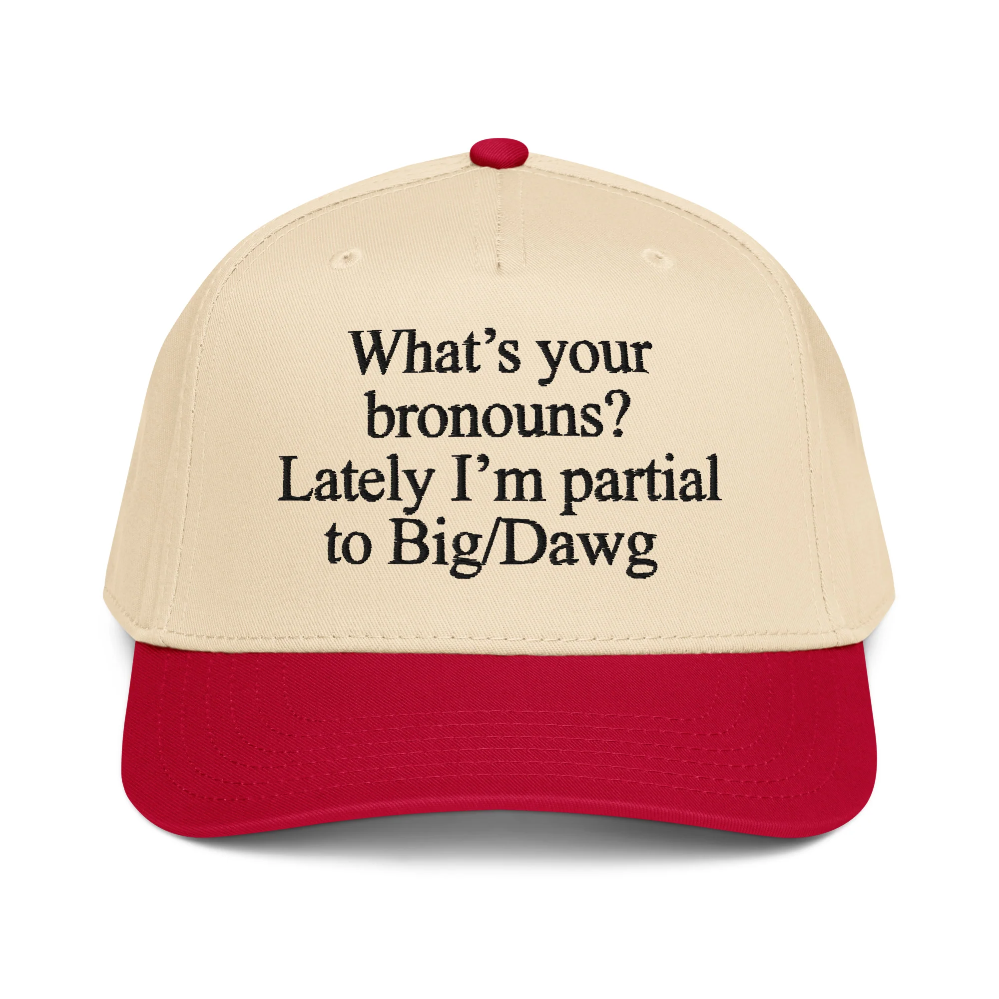 What's Your Bronouns? Lately I'm Partial To Big/Dawg Hat.