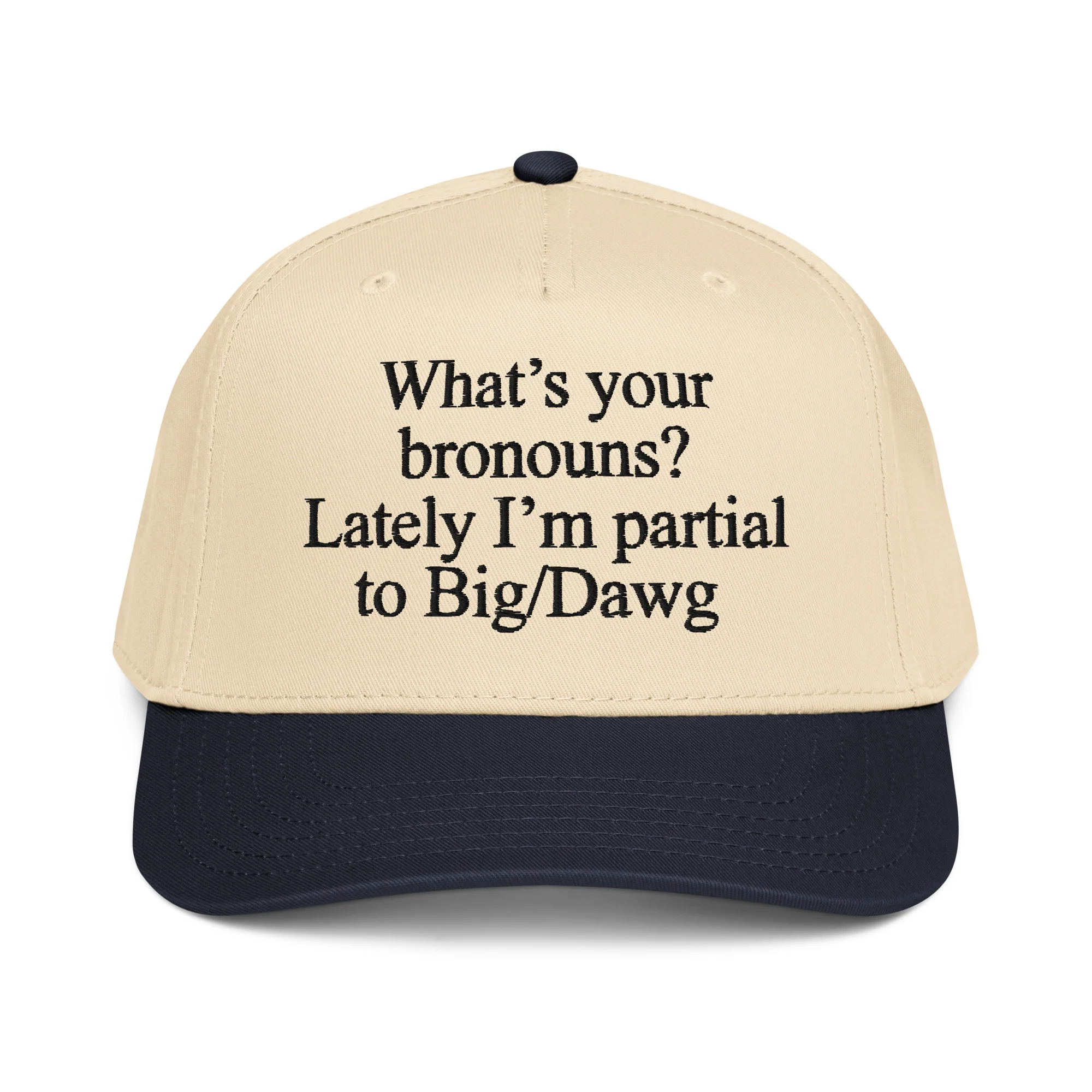 What's Your Bronouns? Lately I'm Partial To Big/Dawg Hat.