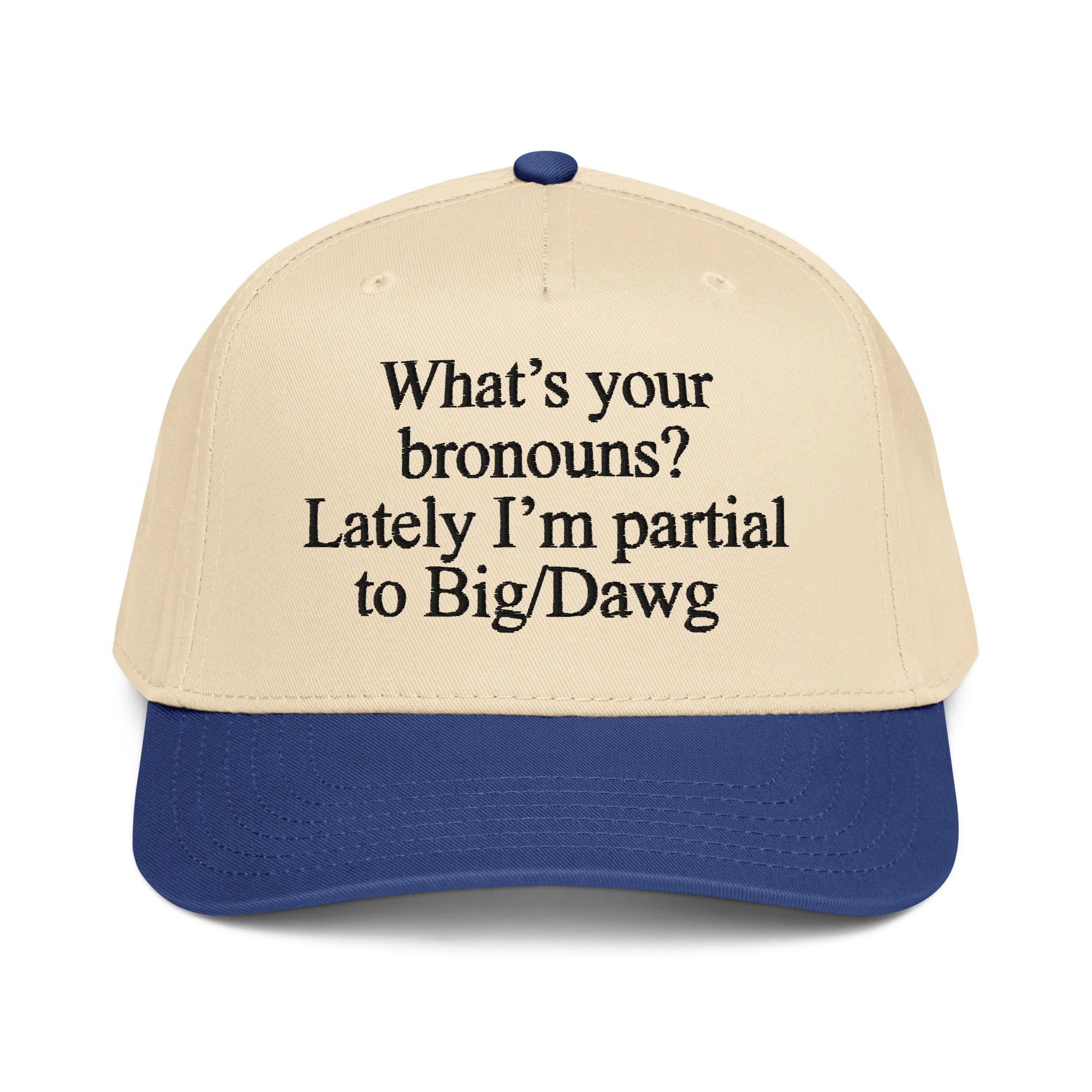 What's Your Bronouns? Lately I'm Partial To Big/Dawg Hat.