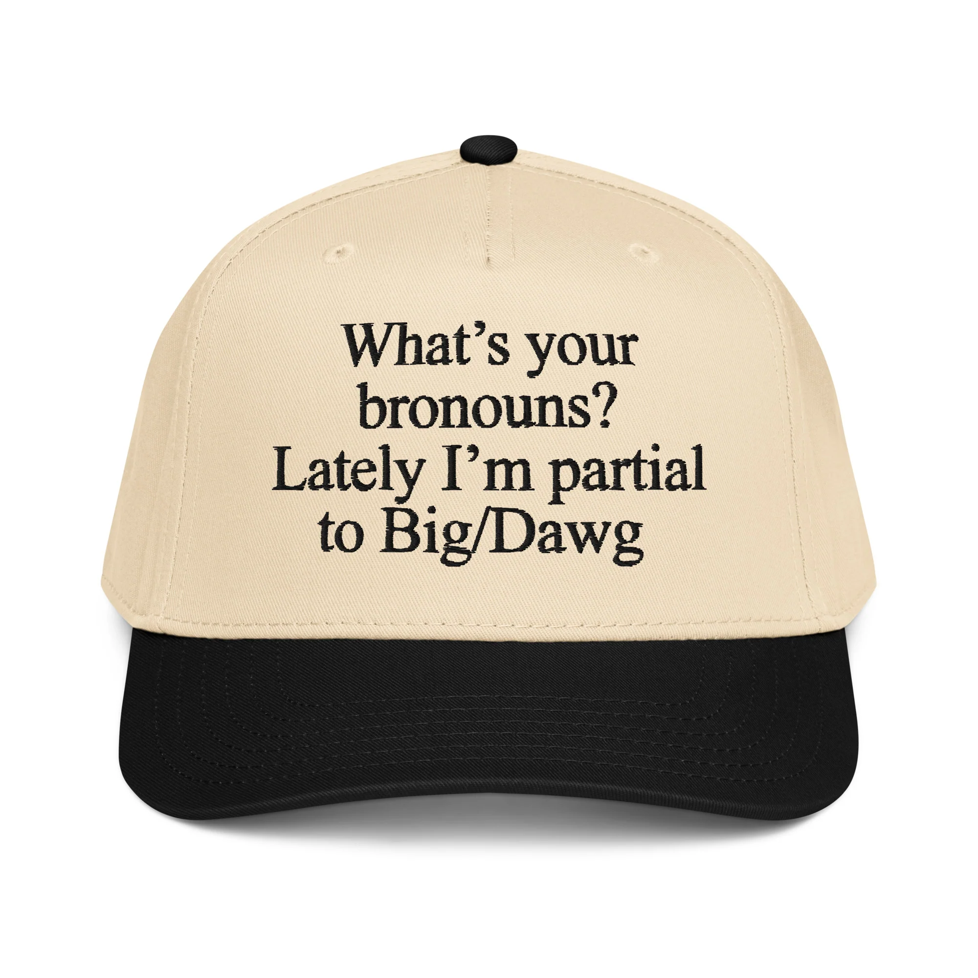What's Your Bronouns? Lately I'm Partial To Big/Dawg Hat.