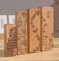 7 Day Pill Box For Purse With Custom Name, Wooden Pill And Vitamin Organizer, Birth Control Case, Small Pill Container And Trinket Box Gift