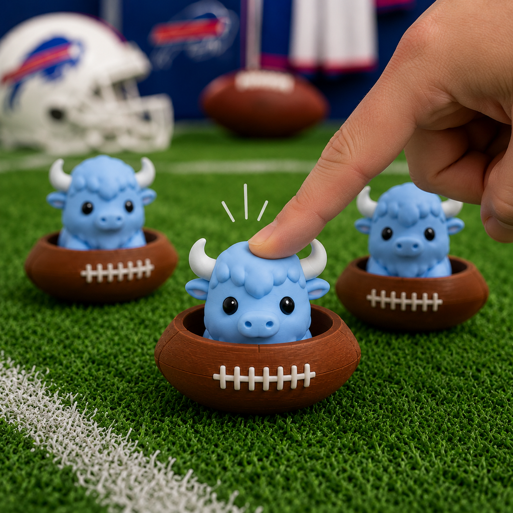 3D Printed Buffalo Bills Clicker