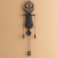 Macrame Skeleton, Halloween Hanging Decoration, Spooky Wall Art, Gothic Decor Bedroom, Halloween Gift, Goth Tapestry, White Skeleton W94