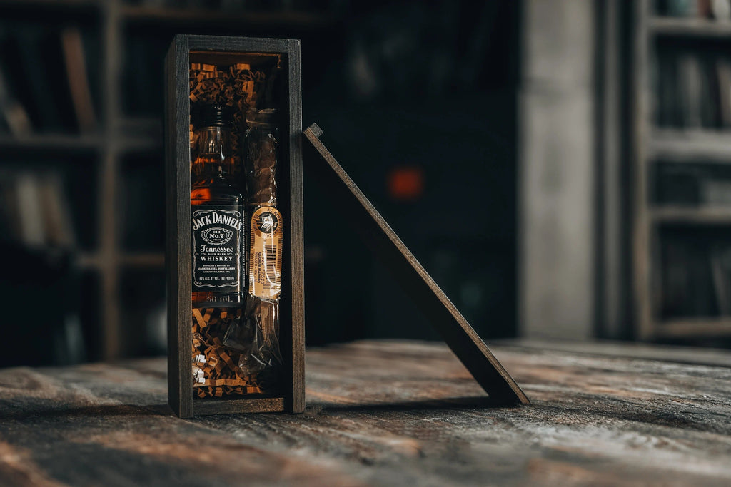 Personalized Groomsmen Proposal Box: Engraved Wooden Gift