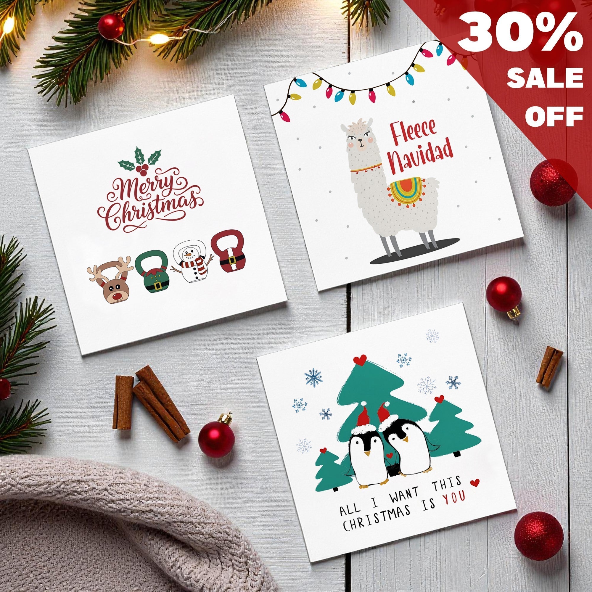 Set Card Christmas