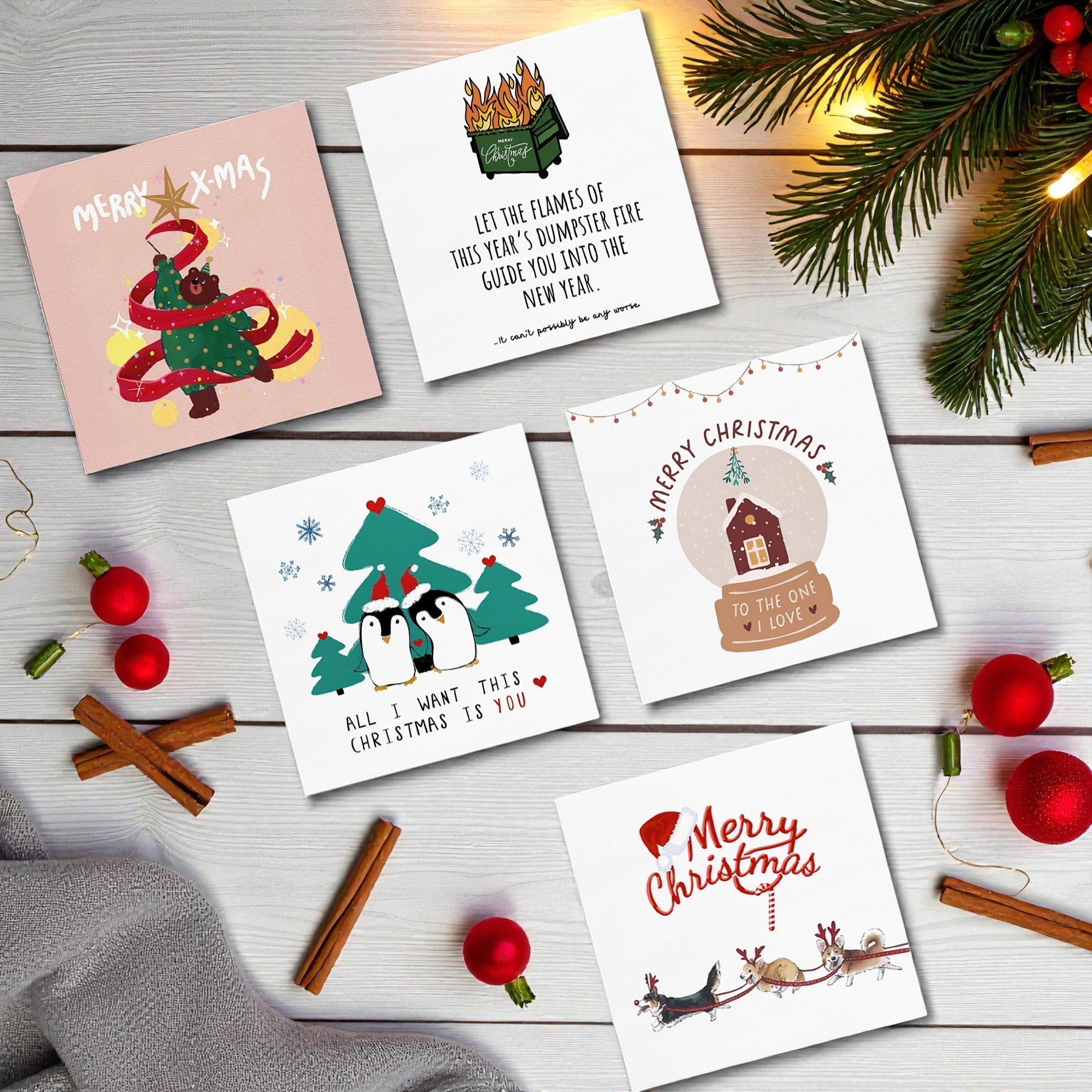 Set Card Christmas