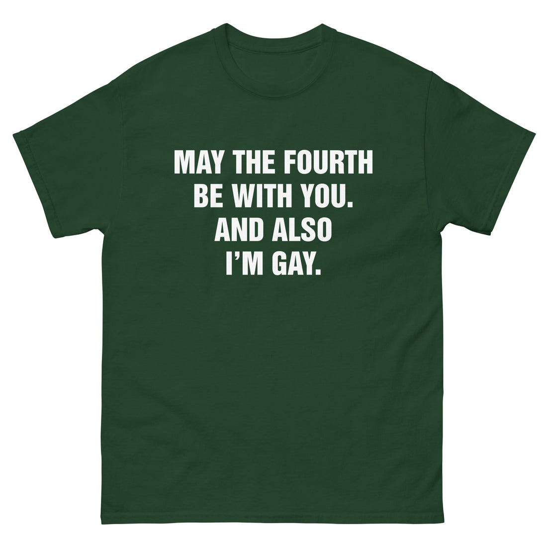 May The Fourth Be With You. And Also I'm Gay.